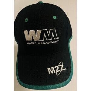 BRAND NEW Waste Management Logo Trash Garbage Hat Cap Black Green M2Z One Size